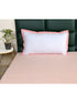Varu Cotton Rich Bedsheet | Elegant Wavy Stripe Woven Bed Sheet | 180 TC (Weight 400 TC) | Soft & Comfortable Bedsheet for Bedroom