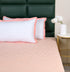 Varu Cotton Rich Bedsheet | Elegant Wavy Stripe Woven Bed Sheet | 180 TC (Weight 400 TC) | Soft & Comfortable Bedsheet for Bedroom