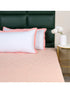 Varu Cotton Rich Bedsheet | Elegant Wavy Stripe Woven Bed Sheet | 180 TC (Weight 400 TC) | Soft & Comfortable Bedsheet for Bedroom