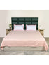 Varu Cotton Rich Bedsheet | Elegant Wavy Stripe Woven Bed Sheet | 180 TC (Weight 400 TC) | Soft & Comfortable Bedsheet for Bedroom