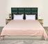 Varu Cotton Rich Bedsheet | Elegant Wavy Stripe Woven Bed Sheet | 180 TC (Weight 400 TC) | Soft & Comfortable Bedsheet for Bedroom