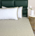 Varu Cotton Rich Bedsheet | Elegant Wavy Stripe Woven Bed Sheet | 180 TC (Weight 400 TC) | Soft & Comfortable Bedsheet for Bedroom