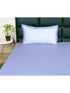 Varu Cotton Rich Bedsheet | Elegant Wavy Stripe Woven Bed Sheet | 180 TC (Weight 400 TC) | Soft & Comfortable Bedsheet for Bedroom