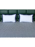 Varu Cotton Rich Bedsheet | Elegant Wavy Stripe Woven Bed Sheet | 180 TC (Weight 400 TC) | Soft & Comfortable Bedsheet for Bedroom