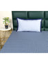 Varu Cotton Rich Bedsheet | Elegant Wavy Stripe Woven Bed Sheet | 180 TC (Weight 400 TC) | Soft & Comfortable Bedsheet for Bedroom