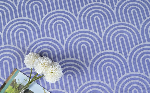 Darpa Cotton Rich Bedsheet | Elegant Geometric Arch Pattern Woven Bed Sheet | 180 TC (Weight 400 TC) | Soft & Comfortable Bedsheet for Bedroom