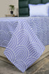 Darpa Cotton Rich Bedsheet | Elegant Geometric Arch Pattern Woven Bed Sheet | 180 TC (Weight 400 TC) | Soft & Comfortable Bedsheet for Bedroom