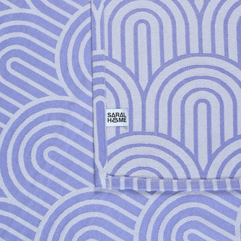 Darpa Cotton Rich Bedsheet | Elegant Geometric Arch Pattern Woven Bed Sheet | 180 TC (Weight 400 TC) | Soft & Comfortable Bedsheet for Bedroom
