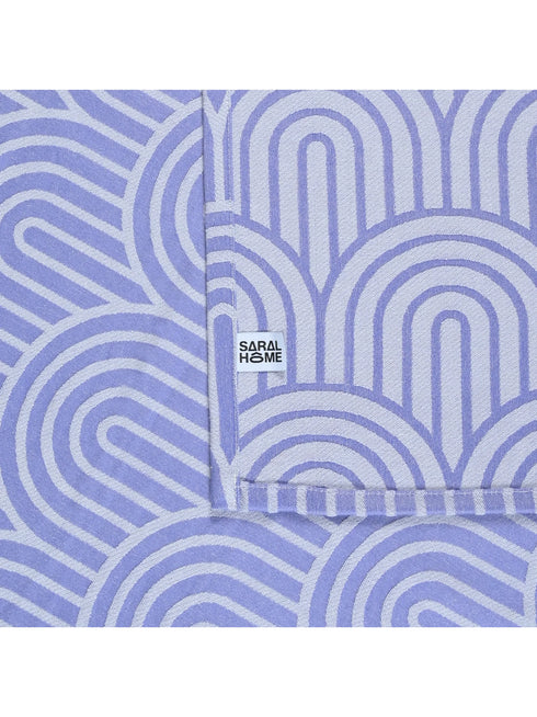 Darpa Cotton Rich Bedsheet | Elegant Geometric Arch Pattern Woven Bed Sheet | 180 TC (Weight 400 TC) | Soft & Comfortable Bedsheet for Bedroom