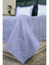 Darpa Cotton Rich Bedsheet | Elegant Geometric Arch Pattern Woven Bed Sheet | 180 TC (Weight 400 TC) | Soft & Comfortable Bedsheet for Bedroom