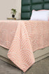 Darpa Cotton Rich Bedsheet | Elegant Geometric Arch Pattern Woven Bed Sheet | 180 TC (Weight 400 TC) | Soft & Comfortable Bedsheet for Bedroom