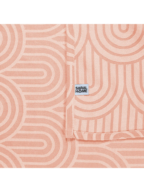 Darpa Cotton Rich Bedsheet | Elegant Geometric Arch Pattern Woven Bed Sheet | 180 TC (Weight 400 TC) | Soft & Comfortable Bedsheet for Bedroom