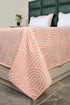 Darpa Cotton Rich Bedsheet | Elegant Geometric Arch Pattern Woven Bed Sheet | 180 TC (Weight 400 TC) | Soft & Comfortable Bedsheet for Bedroom