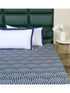 Darpa Cotton Rich Bedsheet | Elegant Geometric Arch Pattern Woven Bed Sheet | 180 TC (Weight 400 TC) | Soft & Comfortable Bedsheet for Bedroom