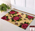 Saral Home Coir Door Mat | Floral Print | Durable & Easy Care