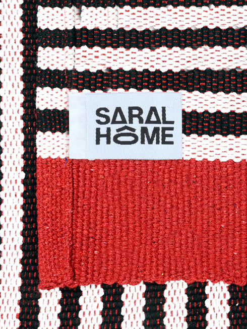 Cotton Printed & Woven Floor Runner 45x180 & 50x180 cm Floor Mat Combo – Set of 2