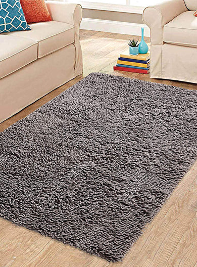 Cotton Chenille Classic Shaggy Rug | Soft Handmade Feel & Plush Surface