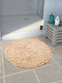 Round Shaggy Design Bathmat – Fluffy Comfort & Plush Texture