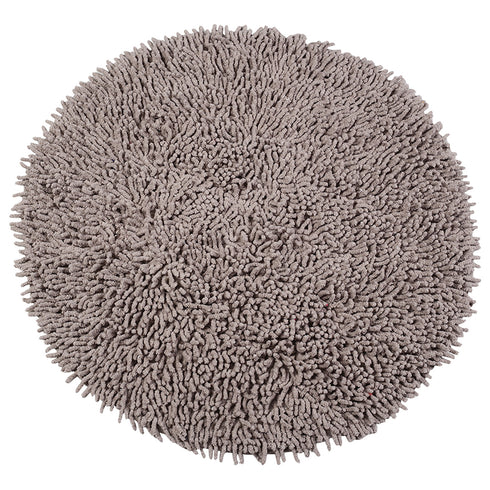 Round Shaggy Design Bathmat – Fluffy Comfort & Plush Texture