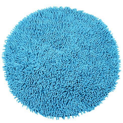 Round Shaggy Design Bathmat – Fluffy Comfort & Plush Texture