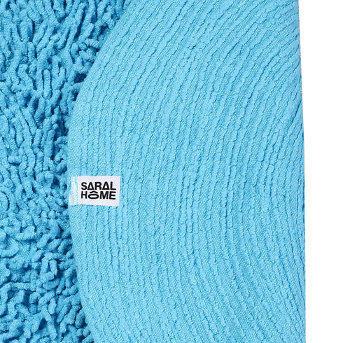 Round Shaggy Design Bathmat – Fluffy Comfort & Plush Texture