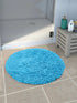 Round Shaggy Design Bathmat – Fluffy Comfort & Plush Texture