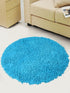 Round Shaggy Design Bathmat – Fluffy Comfort & Plush Texture