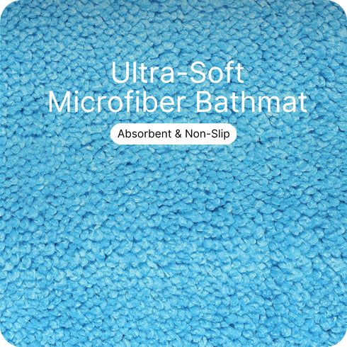 SOLID Soft Anti-Slip Bathmat | Simple Design with Quick Dry Texture