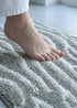 Dune Microfiber Bath Mat | Soft & Absorbent Bathroom Floor Mat | Anti-Slip | Quick Dry