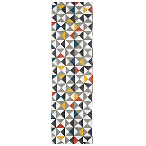 Red bathmat runner set