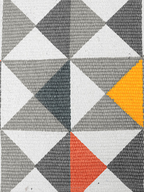 Cotton Printed & Woven Floor Runner 45x180 & 50x180 cm Floor Mat Combo – Set of 2