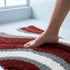 Wave Microfiber Bath Mat | Soft & Absorbent Bathroom Floor Mat | Quick Dry & Washable | Wave Pattern Design