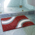 Wave Microfiber Bath Mat | Soft & Absorbent Bathroom Floor Mat | Quick Dry & Washable | Wave Pattern Design