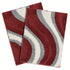 Wave Microfiber Bath Mat | Soft & Absorbent Bathroom Floor Mat | Quick Dry & Washable | Wave Pattern Design