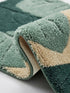 Leaf Microfiber Bath Mat | Super Soft & Absorbent Bathroom Floor Mat | Anti-Slip Bath Rug | Quick Dry Washable Mat
