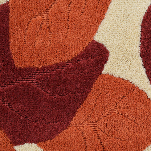 Leaf Microfiber Bath Mat | Super Soft & Absorbent Bathroom Floor Mat | Anti-Slip Bath Rug | Quick Dry Washable Mat