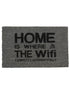 Wi-Fi COIR DOOR Mat PVC Backing 40x60cm