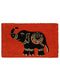 Elephant COIR DOOR Mat PVC Backing 40x60cm