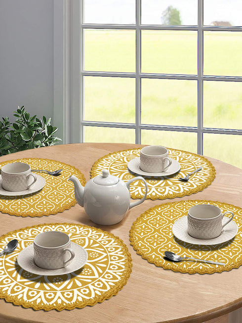 placemats for dining table set of 4
