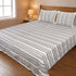 LA Strie Cotton Microfiber Bedsheet | 180 TC (Equivalent to 400 TC) | Woven, Colorfast & Quick Dry | Machine Washable