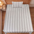 LA Strie Cotton Microfiber Bedsheet | 180 TC (Equivalent to 400 TC) | Woven, Colorfast & Quick Dry | Machine Washable