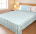 LA Strie Cotton Microfiber Bedsheet | 180 TC (Equivalent to 400 TC) | Woven, Colorfast & Quick Dry | Machine Washable