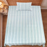 LA Strie Cotton Microfiber Bedsheet | 180 TC (Equivalent to 400 TC) | Woven, Colorfast & Quick Dry | Machine Washable