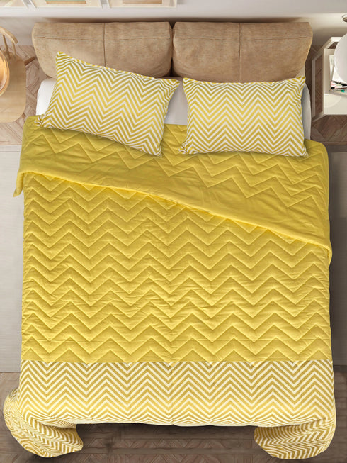 Chevron Damask All Season Reversible Quilt