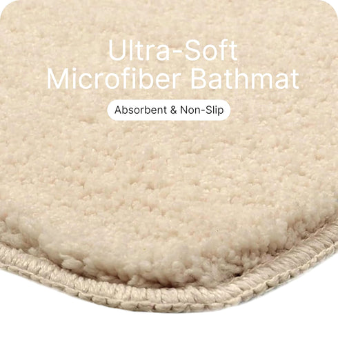 SOLID Soft Anti-Slip Bathmat | Simple Design with Quick Dry Texture