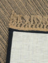 BURWAN - Cotton Jute Woven Strong Anti-Slip Rug with fringe.