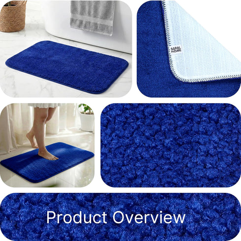 SOLID Soft Anti-Slip Bathmat | Simple Design with Quick Dry Texture