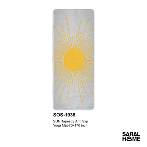 GIFT BASKET | SUN Tapestry Anti Slip Yoga Mat 70x170 cm Gift Basket