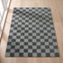 Cquare Check Pattern Carpet for Living, Drawing Room & Bedroom | Soft Polyester & olefin BCF Area Rug with Strong Durable Backing (11mm Pile Height)