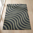Epal Modern Wavy Line Pattern Carpet for Living, Drawing & Bedroom | Soft Polyester & olefin BCF Yarn Area Rug with Strong Backing (11mm Pile Height)